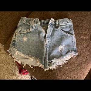 Jean shorts
